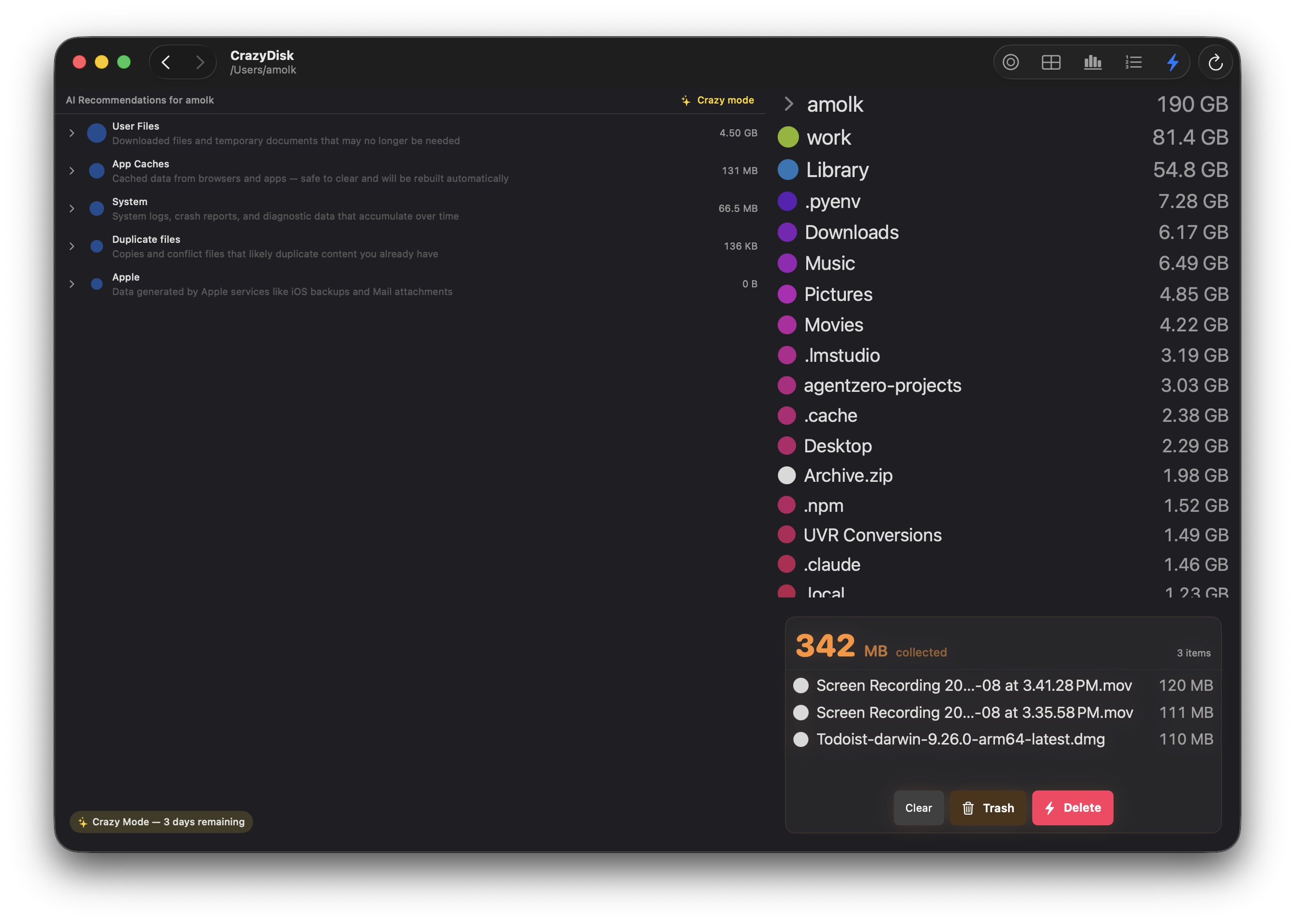 CrazyDisk screenshot